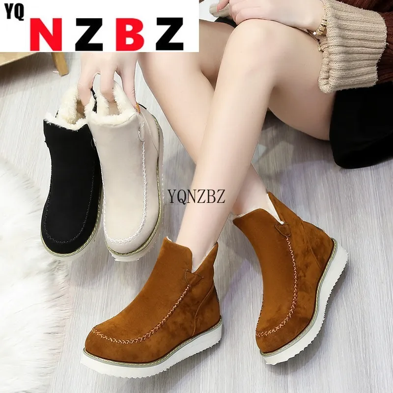 Women's Boots Winter Warm Snow Boots Women Faux Suede Ankle Boots for Female Winter Shoes Botas Mujer Plush Shoes Woman
Women's Boots Winter Warm Snow Boots Women Faux Suede Ankle Boots for Female Winter Shoes Botas Mujer Plush Shoes Woman