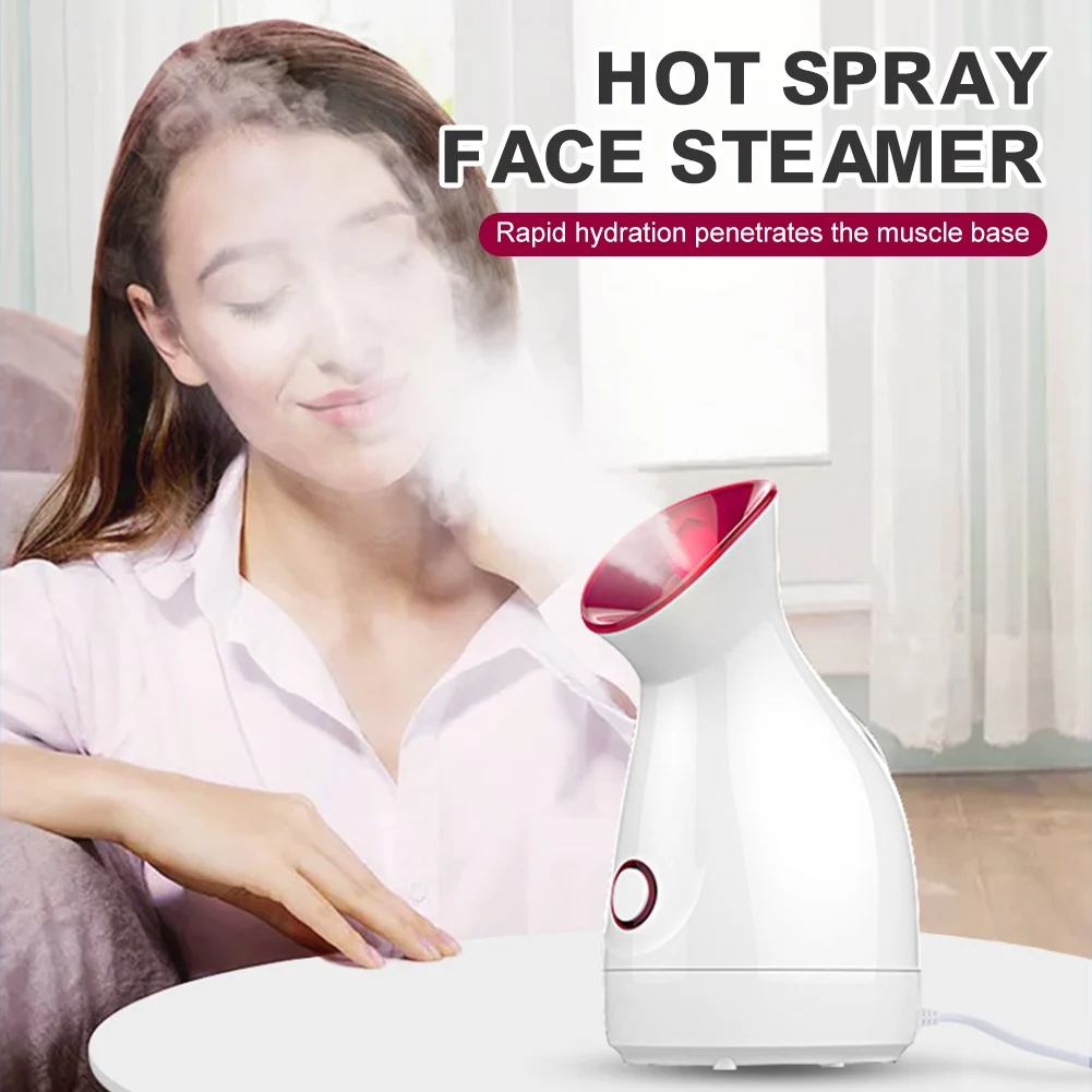 Facial Steamer Nano Ionic Face Steamer with 70ml Water Tank Facial Deep Cleaner Face SPA Kit Home Face Humidifier
Facial Steamer Nano Ionic Face Steamer with 70ml Water Tank Facial Deep Cleaner Face SPA Kit Home Face Humidifier