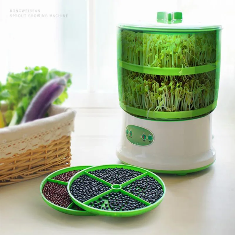 220V 110V Home Use Intelligence Bean Sprouts Machine Large Capacity Thermostat Green Seeds Growing Automatic Bean Sprout Machine 
220V 110V Home Use Intelligence Bean Sprouts Machine Large Capacity Thermostat Green Seeds Growing Automatic Bean Sprout Machine