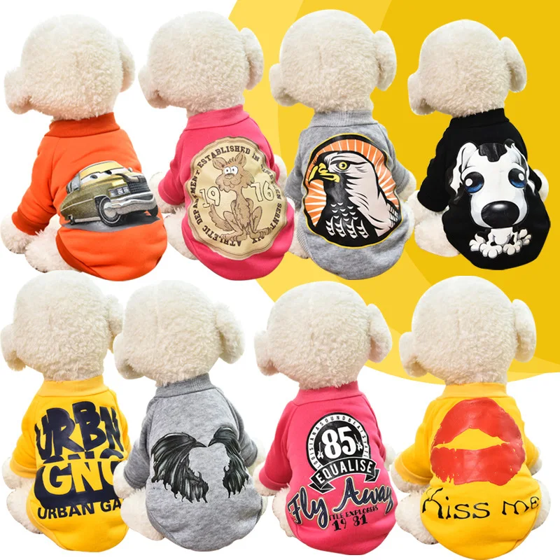 Dog Clothes Autumn and Winter Warm Sweater Teddy Bichon Small Dog Puppies Cat Plus Velvet Pet Clothing
Dog Clothes Autumn and Winter Warm Sweater Teddy Bichon Small Dog Puppies Cat Plus Velvet Pet Clothing