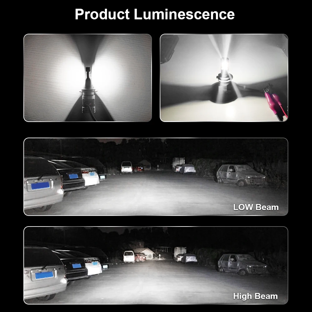 M3 9005/HB3 H11 H7 Car LED Headlight Bulbs H4 Hi-Lo Beam 50W 10000LM 6000K 9006/HB4 ZES Super Bright Auto Headlamp 2PCS/Set
M3 9005/HB3 H11 H7 Car LED Headlight Bulbs H4 Hi-Lo Beam 50W 10000LM 6000K 9006/HB4 ZES Super Bright Auto Headlamp 2PCS/Set