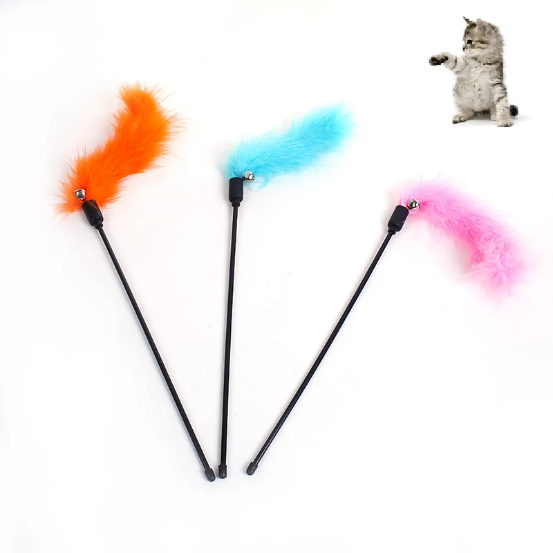 1PC Pet Cat Toy Products Plastic Funny Teaser Toys Cat Feather Bell Black Pole FunPlaying Color random Cat Accessories 40cm
1PC Pet Cat Toy Products Plastic Funny Teaser Toys Cat Feather Bell Black Pole FunPlaying Color random Cat Accessories 40cm
