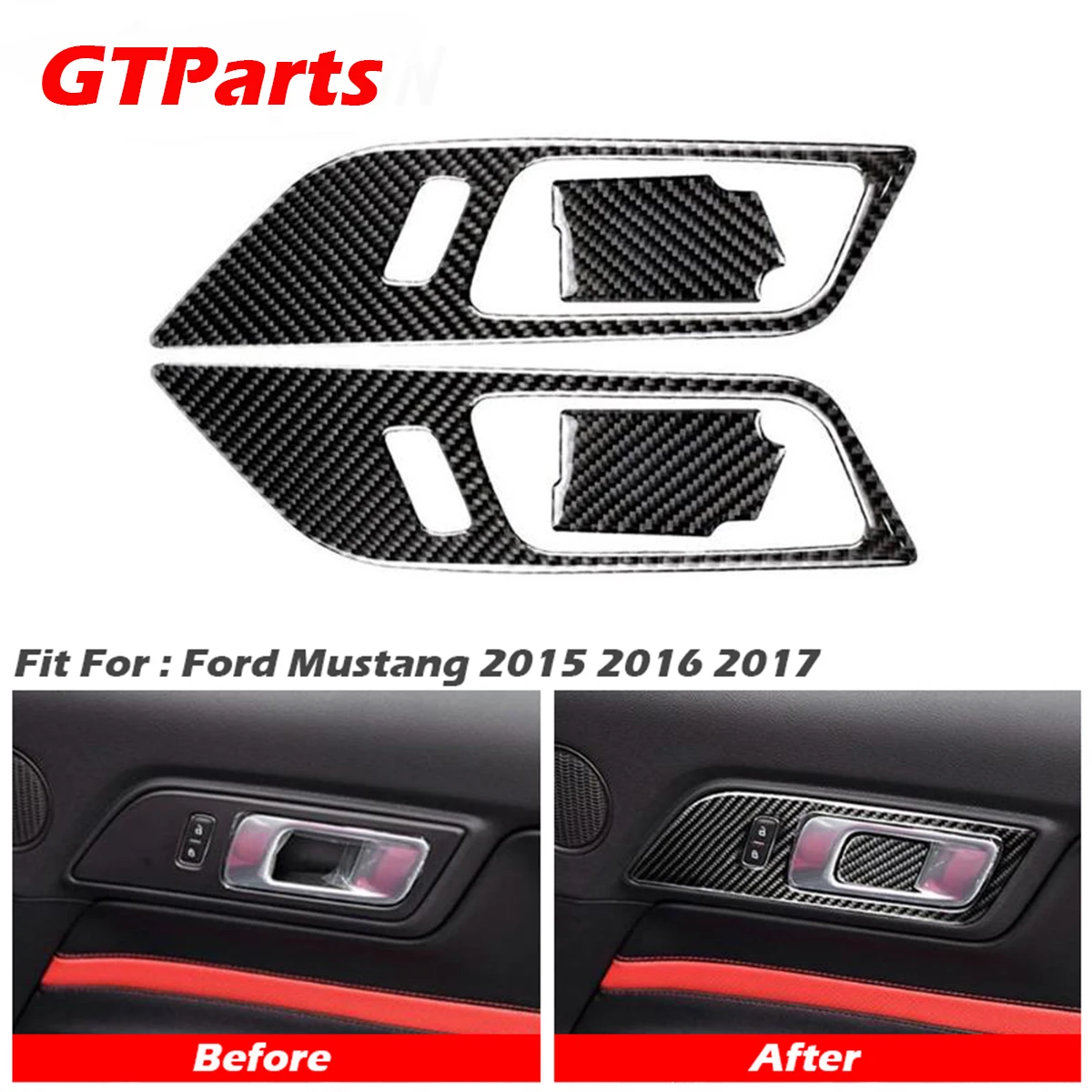 GTPARTS для Mustang, внутренние дверные ручки из углеродного волокна, дверная чаша, декоративная крышка, отделка, наклейка для Ford Mustang 2015-2017
GTPARTS для Mustang, внутренние дверные ручки из углеродного волокна, дверная чаша, декоративная крышка, отделка, наклейка для Ford Mustang 2015-2017