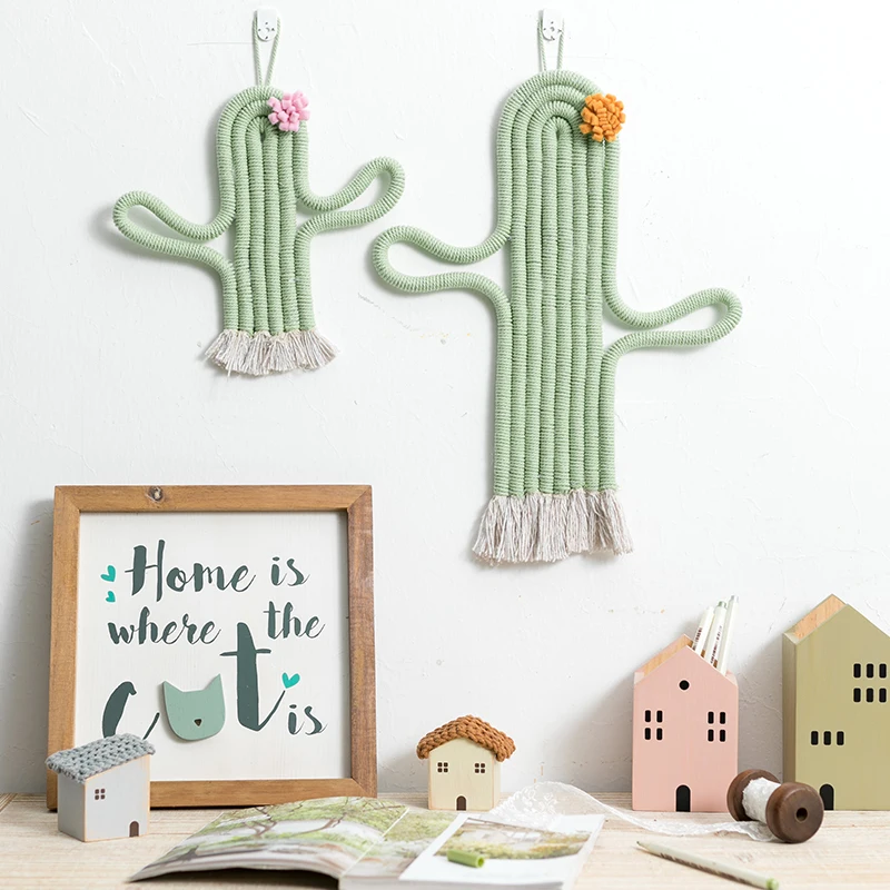 Cactus Hanging Decorations Handmade Macrame Weaving Plants Girls Boys Kids Room Decoration Home Nursery Party Holiday Wall Decor
Cactus Hanging Decorations Handmade Macrame Weaving Plants Girls Boys Kids Room Decoration Home Nursery Party Holiday Wall Decor