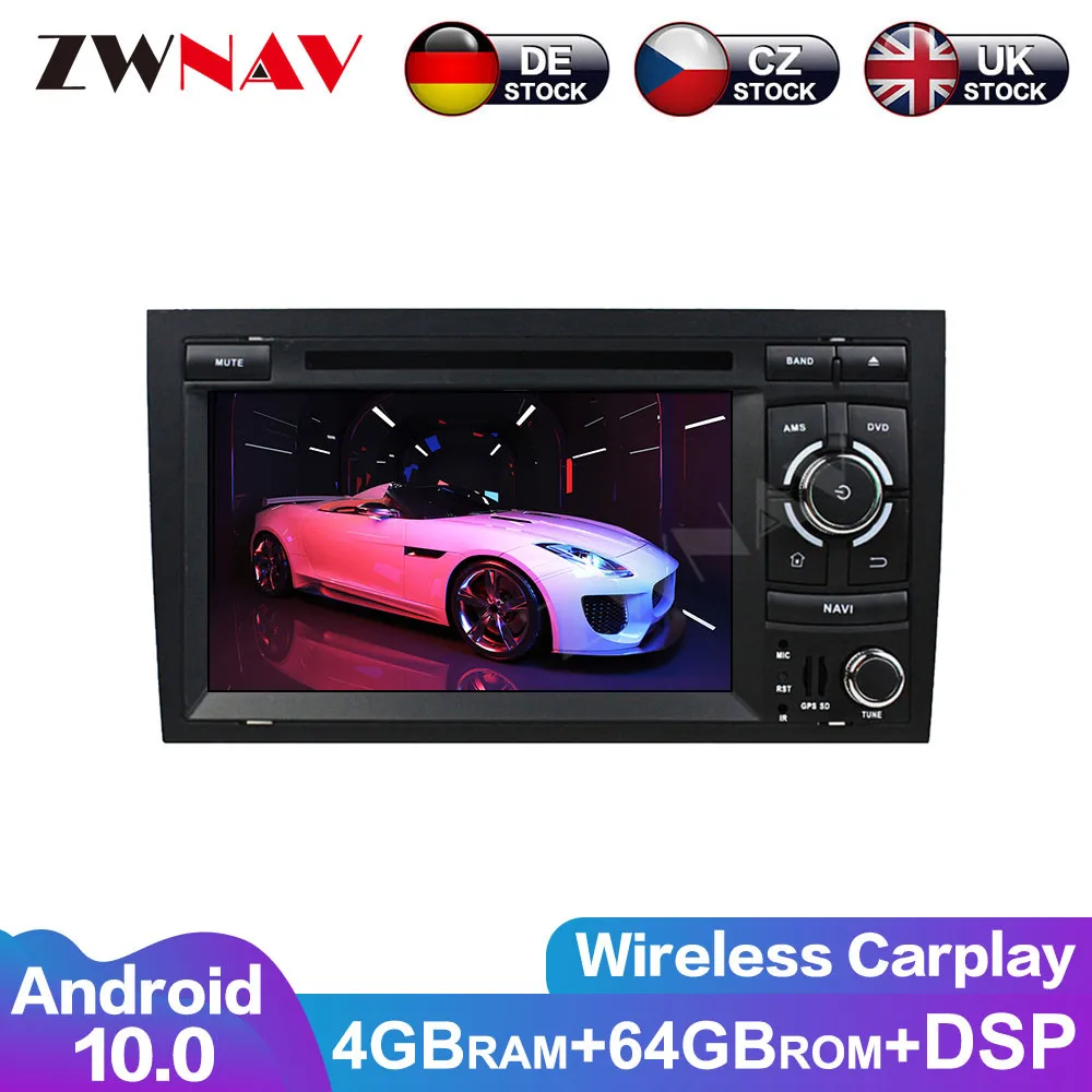Carplay Android 10 Touch Screen Car Multimedia Player For Audi A4 2002-2008 Car Gps Navigation Auto Radio Audio Stereo Head Unit
Carplay Android 10 Touch Screen Car Multimedia Player For Audi A4 2002-2008 Car Gps Navigation Auto Radio Audio Stereo Head Unit
