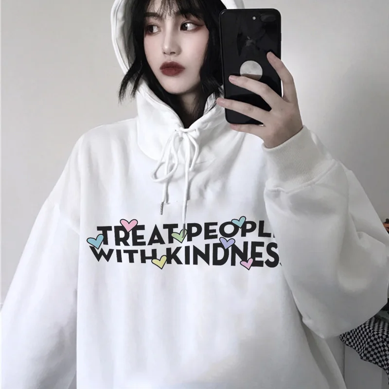New album Abore you Hoodies Oversize Treat People With Kindness printed sweatshirt Long sleeve coat Unisex Harajuku Pullover
New album Abore you Hoodies Oversize Treat People With Kindness printed sweatshirt Long sleeve coat Unisex Harajuku Pullover