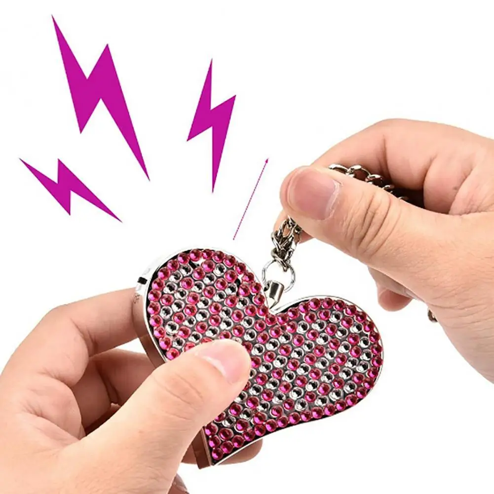 CJ-003B Keys Chain Security Alarm On/Off Switch Rhinestone Heart Shape Portable Personal Security Alarm Anti-wolf Alarm Device
CJ-003B Keys Chain Security Alarm On/Off Switch Rhinestone Heart Shape Portable Personal Security Alarm Anti-wolf Alarm Device