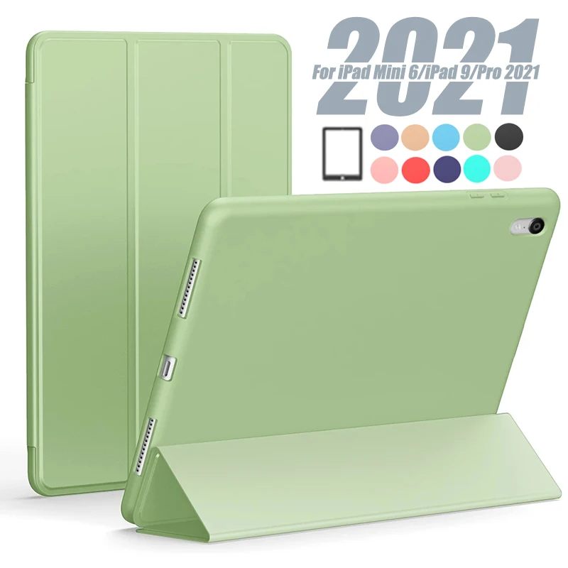 Silicone Cover For iPad Pro 11 12.9 M1 Chip Case For Mini 6 10.2 9th Gen Smart case For Mini 5 Air 4 3 2 1 Pro 9.7 20172018 Case
Silicone Cover For iPad Pro 11 12.9 M1 Chip Case For Mini 6 10.2 9th Gen Smart case For Mini 5 Air 4 3 2 1 Pro 9.7 20172018 Case