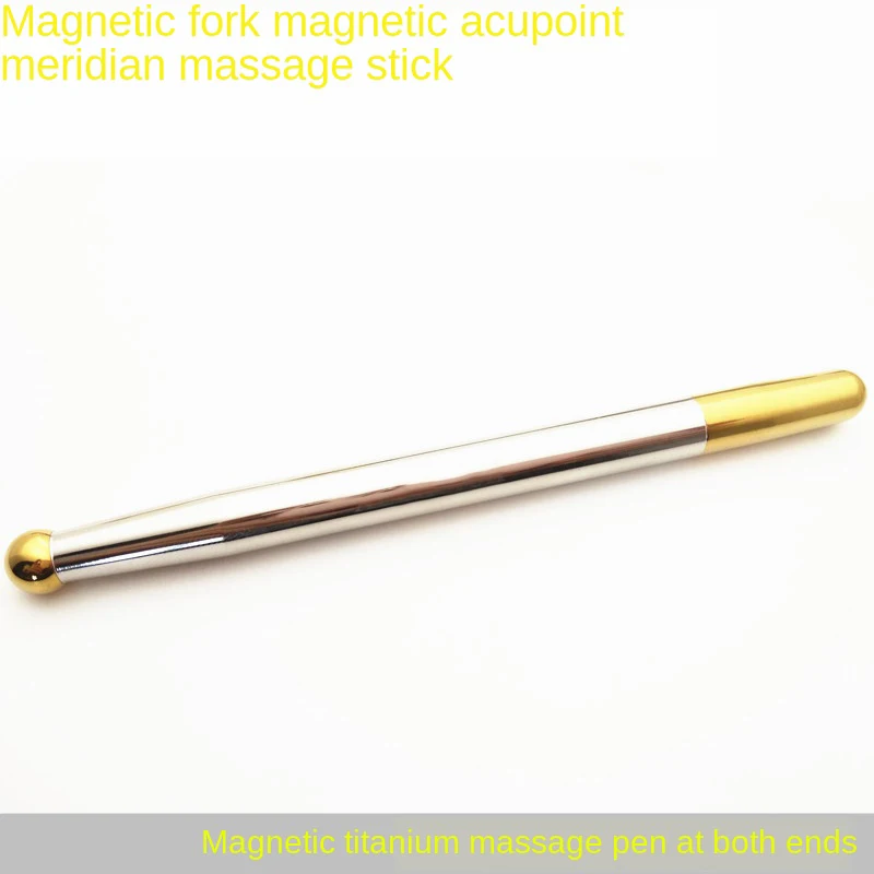 Gold Beauty Massager Magnetic Therapy Detoxification Dredge Meridian Massager stick Both end with magnetic titanium acupoint pen
Gold Beauty Massager Magnetic Therapy Detoxification Dredge Meridian Massager stick Both end with magnetic titanium acupoint pen