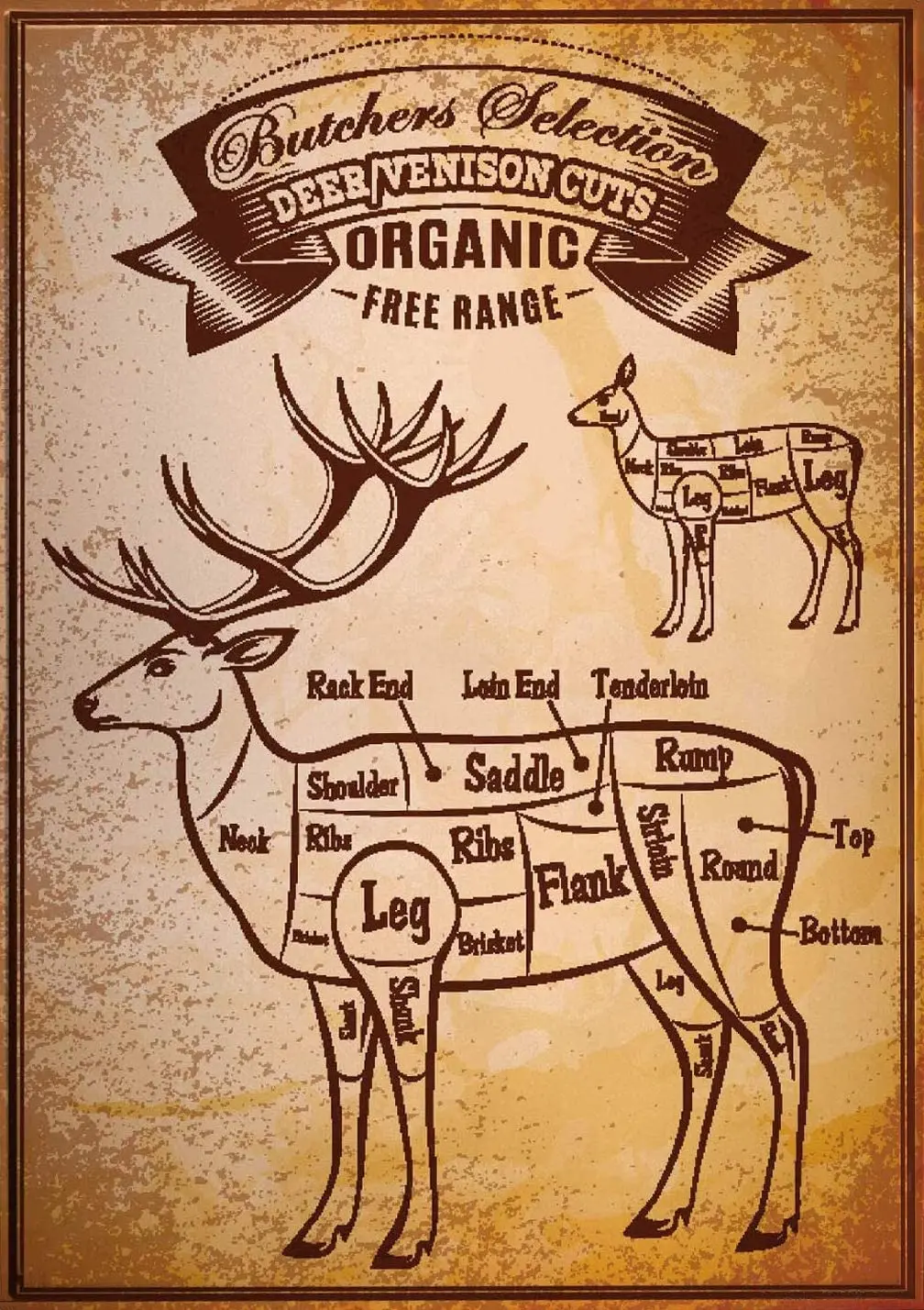 TNND Tin Sign Food Restaurant Deer Aluminum Metal Sign 8X12 Inches 
TNND Tin Sign Food Restaurant Deer Aluminum Metal Sign 8X12 Inches