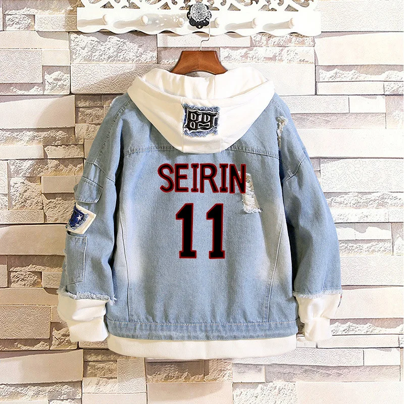 Anime Kuroko no basuke cosplay costumes Denim Jacket Kuroko Tetsuya Cosplay Jeans Coat Autumn Hooded Sweatshirt Outwear Coats
Anime Kuroko no basuke cosplay costumes Denim Jacket Kuroko Tetsuya Cosplay Jeans Coat Autumn Hooded Sweatshirt Outwear Coats