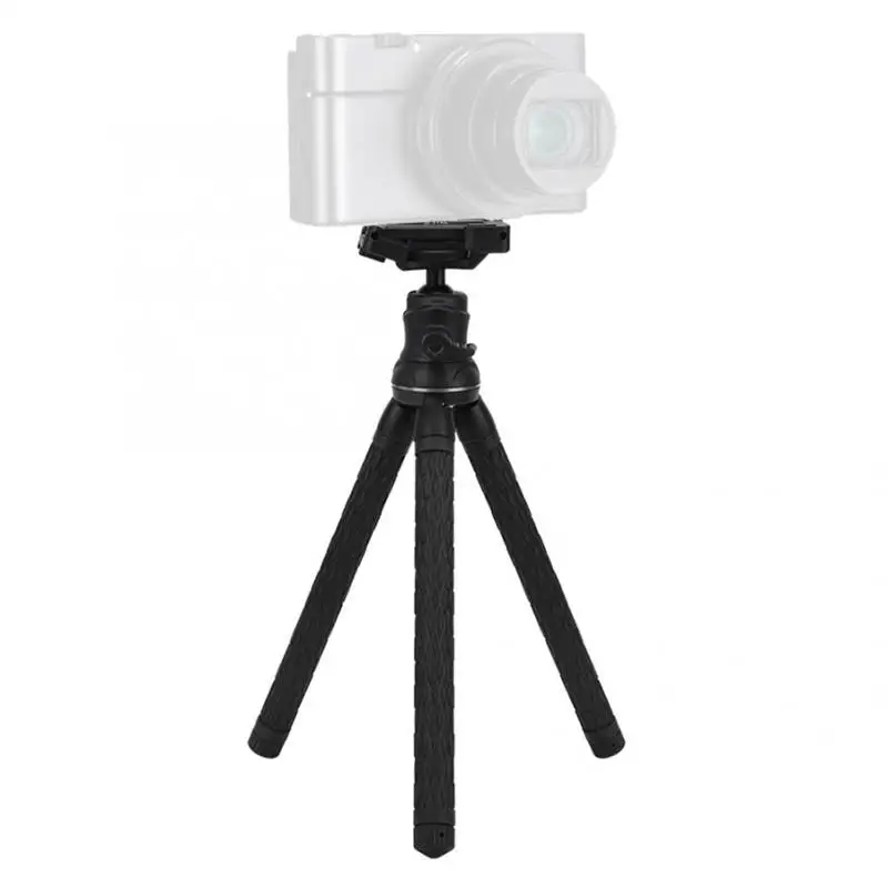 TWISTER.CK Tripod Stand Silicone and Metal Material 7-step Adjustable Stretch Tripod
TWISTER.CK Tripod Stand Silicone and Metal Material 7-step Adjustable Stretch Tripod