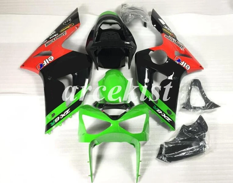 New ABS Injection Mold Full Fairings Kit Fit for kawasaki Ninja ZX6R 636 2003 2004 03 04 6R custom Free green red black
New ABS Injection Mold Full Fairings Kit Fit for kawasaki Ninja ZX6R 636 2003 2004 03 04 6R custom Free green red black