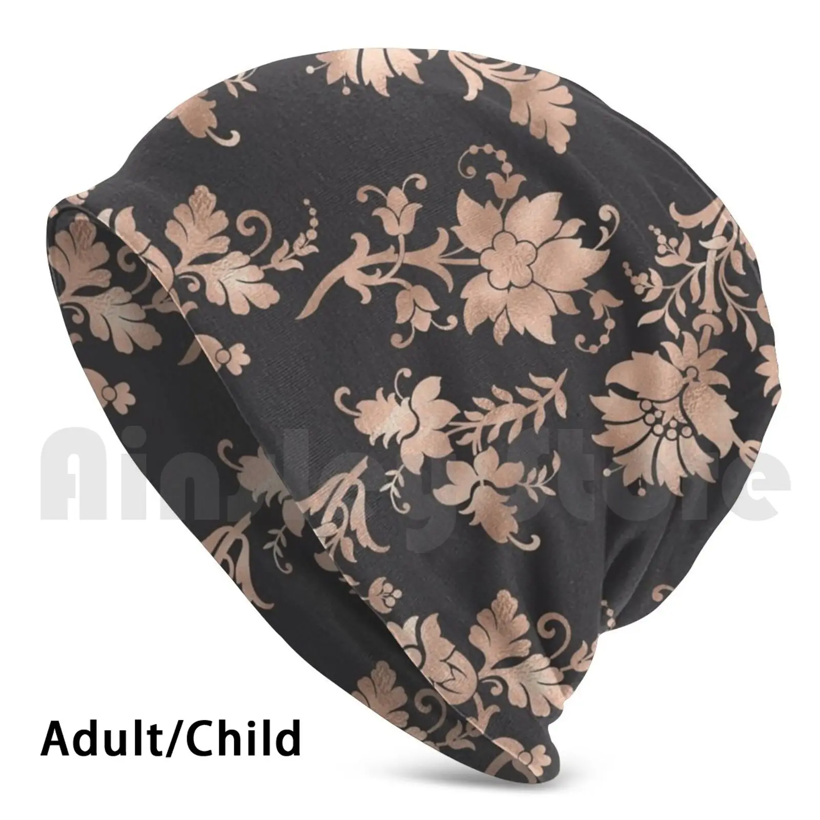 Шапка-бини с узором в виде древесного угля, розовое золото, розовое золото, 142 пробы 
Шапка-бини с узором в виде древесного угля, розовое золото, розовое золото, 142 пробы