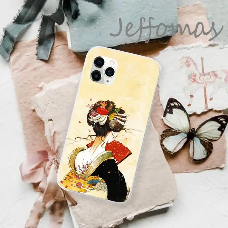 Japanese geisha Luxury Unique Design Phone Case Transparent for iPhone 11 12 mini pro XS MAX 8 7 6 6S Plus X 5S SE 2020 XR
Japanese geisha Luxury Unique Design Phone Case Transparent for iPhone 11 12 mini pro XS MAX 8 7 6 6S Plus X 5S SE 2020 XR
