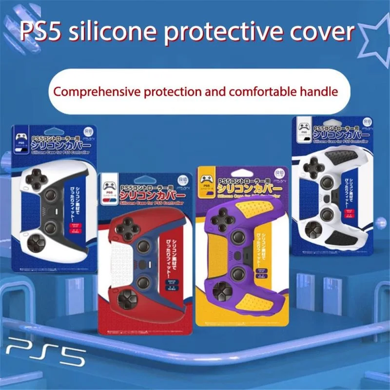 Silicone Case For PS5 Controller Gamepad Protective Cover For Playstation 5 Handle Joystick Protector Game Accessories
Silicone Case For PS5 Controller Gamepad Protective Cover For Playstation 5 Handle Joystick Protector Game Accessories