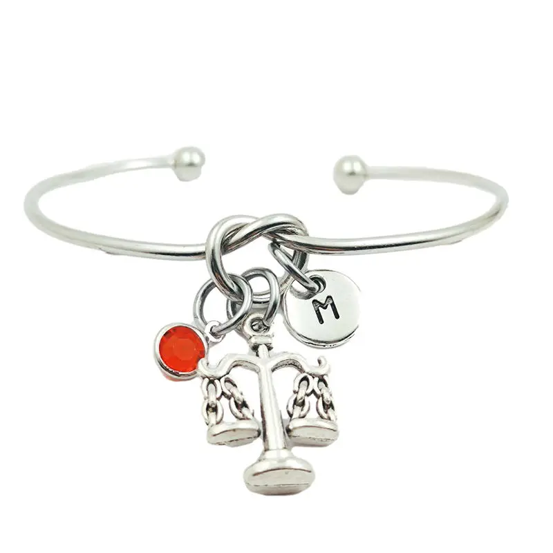 Balance Libra Creative Initial Letter Monogram Birthstone Adjustable Bracelet Fashion Jewelry Women Gift Pendant
Balance Libra Creative Initial Letter Monogram Birthstone Adjustable Bracelet Fashion Jewelry Women Gift Pendant