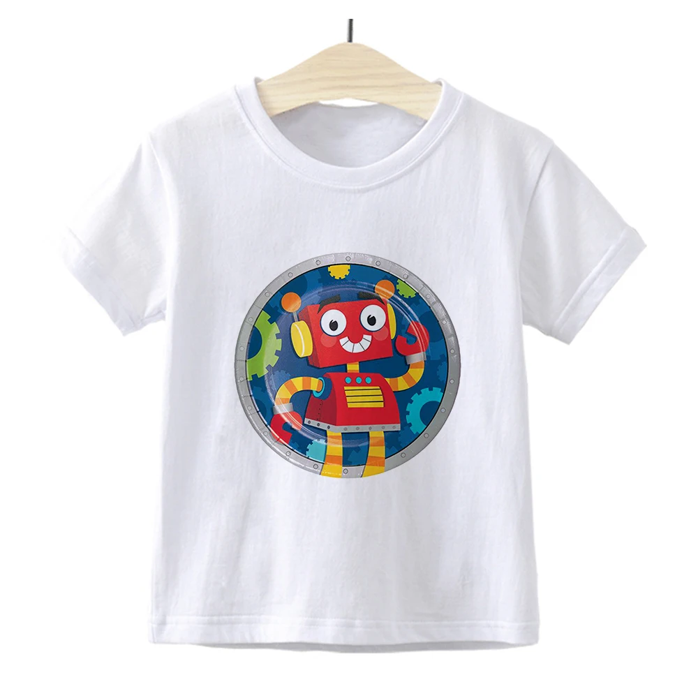 Harajuku Hipster Boys Clothes Fashion Punk Hip Hop Kids T-shirts Summer Streetwear Cool Tops Children Clothing Robot Edgy Design
Harajuku Hipster Boys Clothes Fashion Punk Hip Hop Kids T-shirts Summer Streetwear Cool Tops Children Clothing Robot Edgy Design