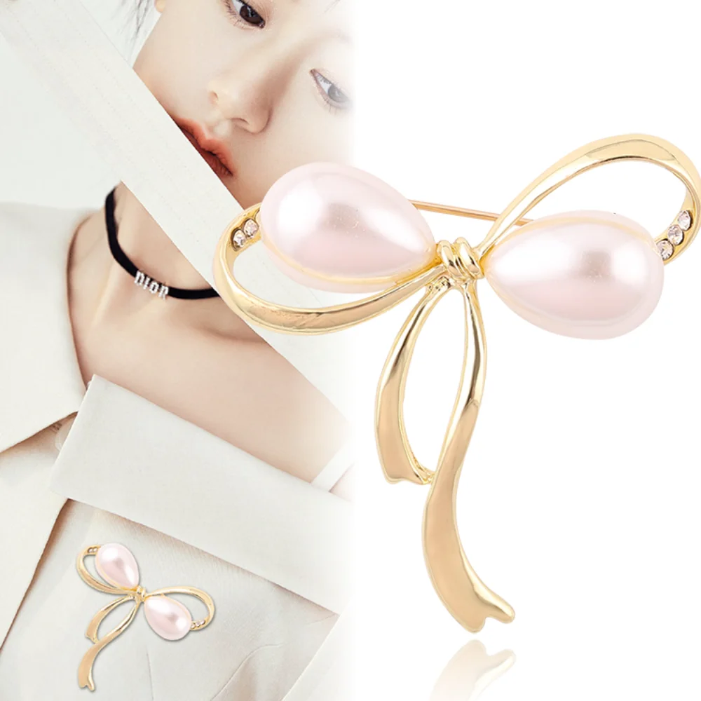 New Simple Fashion Bow Brooches for Women Bowknot Brooch Pin Pearl Pendant Safety Lapel Pins Brooch Wedding Jewelry Accessories
New Simple Fashion Bow Brooches for Women Bowknot Brooch Pin Pearl Pendant Safety Lapel Pins Brooch Wedding Jewelry Accessories