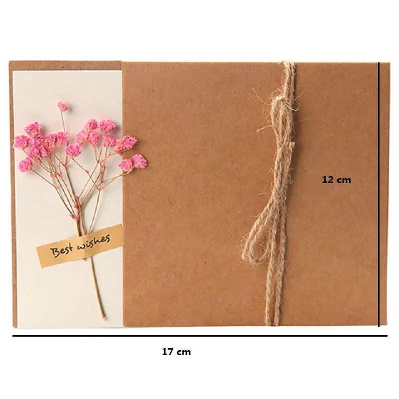 1pack Customized greeting card retro card kraft paper dried flower greeting card DIY Thanksgiving Birthday blessing Card
1pack Customized greeting card retro card kraft paper dried flower greeting card DIY Thanksgiving Birthday blessing Card