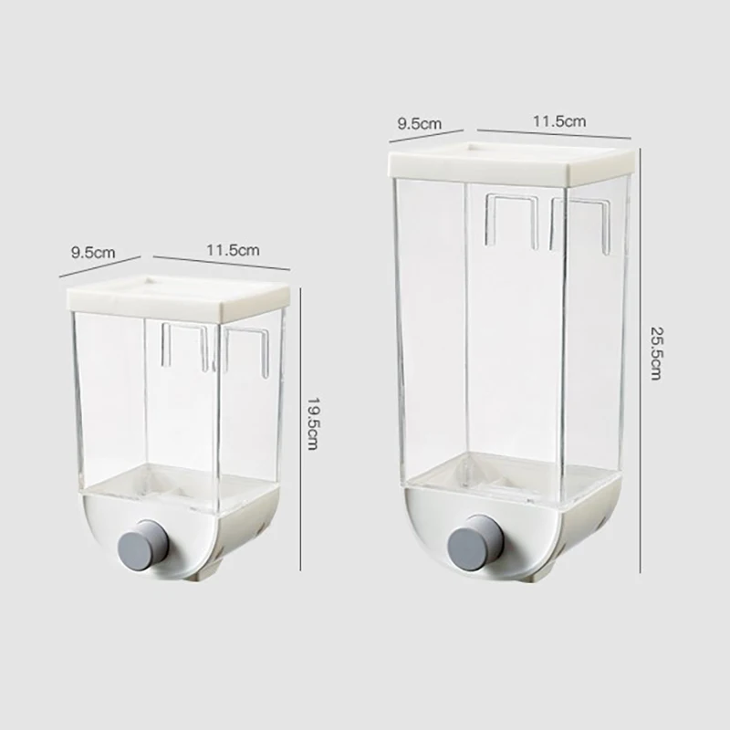 Plastic Grain Storage Box Kitchen Transparent Hanging Container Can Tank Bottle Jars Cereals Oatmeal Coffee Storage Distribution
Plastic Grain Storage Box Kitchen Transparent Hanging Container Can Tank Bottle Jars Cereals Oatmeal Coffee Storage Distribution