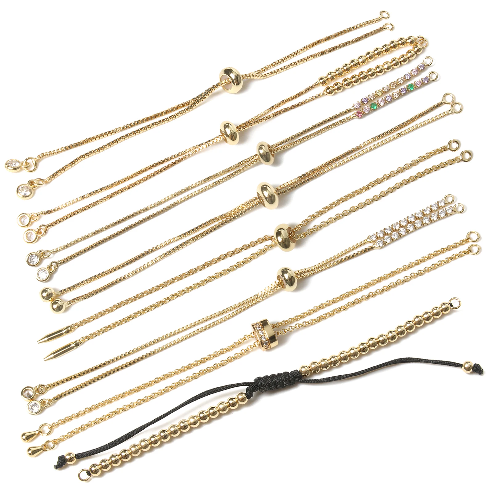 1pc Stainless Steel Adjustable Slider Chain for Jewelry Making DIY Loops Connector Pendants Bracelets Material Findings
1pc Stainless Steel Adjustable Slider Chain for Jewelry Making DIY Loops Connector Pendants Bracelets Material Findings