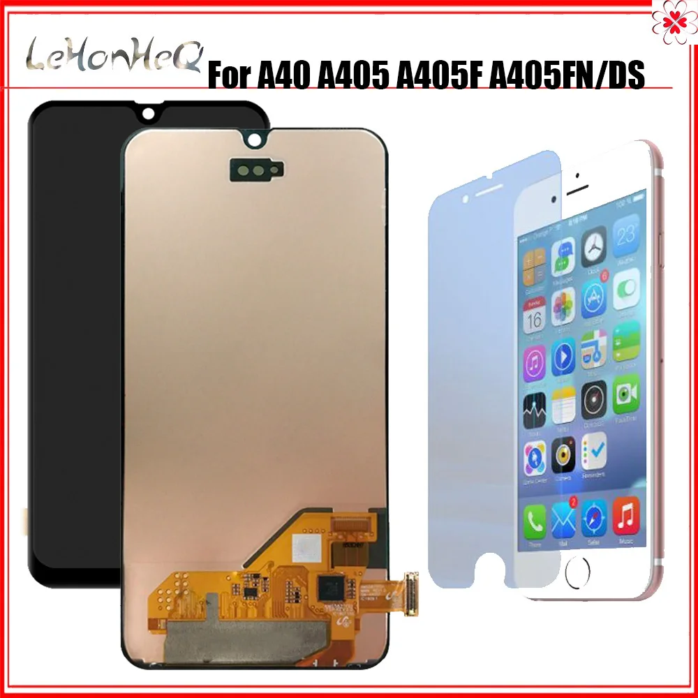ЖК-дисплей Super AMOLED для Samsung A40 LCD A405 A405FN/DS, ЖК-дисплей с сенсорным экраном и дигитайзером в сборе, сменные детали для ремонта
ЖК-дисплей Super AMOLED для Samsung A40 LCD A405 A405FN/DS, ЖК-дисплей с сенсорным экраном и дигитайзером в сборе, сменные детали для ремонта