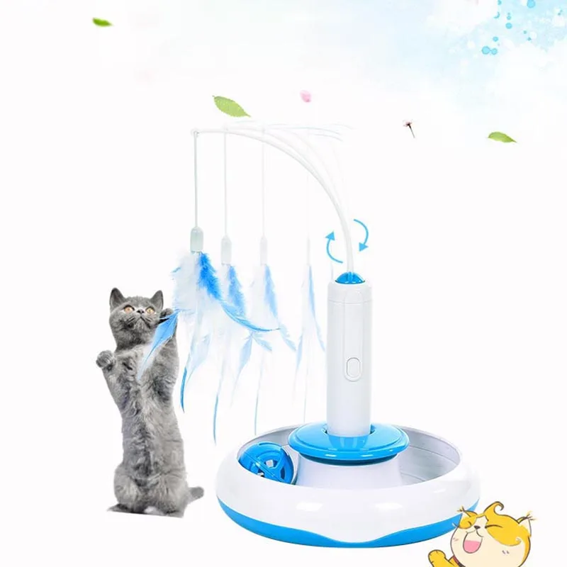 Funny Cat Stick Pet Toy Electric Rotation 360 Degrees Automatic Feature Interaction Funny Cat Stick Replacement Cat Toy Supplies
Funny Cat Stick Pet Toy Electric Rotation 360 Degrees Automatic Feature Interaction Funny Cat Stick Replacement Cat Toy Supplies