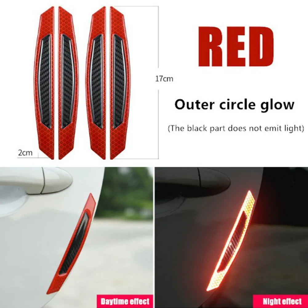 4 Pcs Car Reflective Strips Stickers Auto Door Bumper Reflective Strip Warning Decals Universal Car Exterior Accessories
4 Pcs Car Reflective Strips Stickers Auto Door Bumper Reflective Strip Warning Decals Universal Car Exterior Accessories