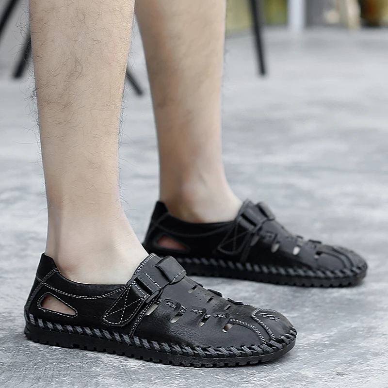 Men Slippers Summer Beach Zomerschoenen Heren Summer Leather Shoes Breathable Mesh Men Zapatos De Verano Para Hombre 2020 Casual
Men Slippers Summer Beach Zomerschoenen Heren Summer Leather Shoes Breathable Mesh Men Zapatos De Verano Para Hombre 2020 Casual
