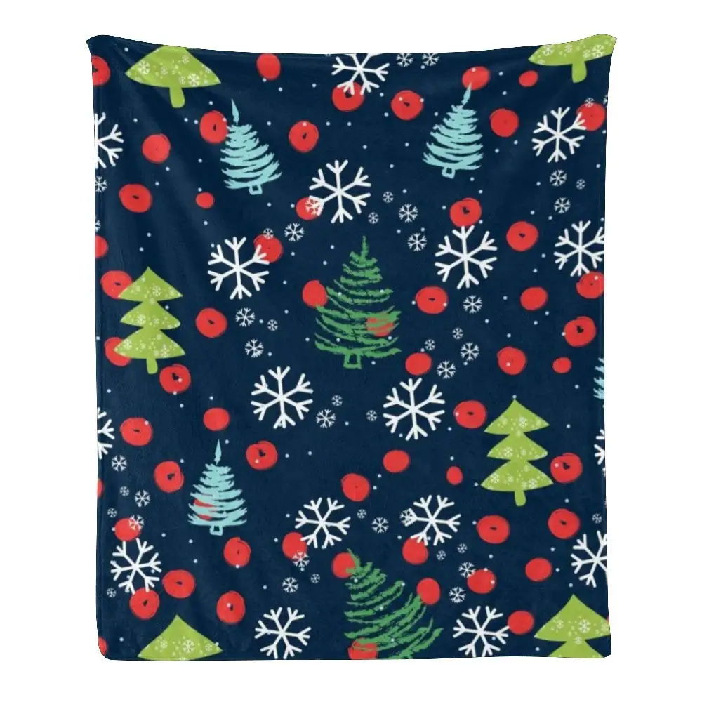 Custom Super Soft Throw Blanket Fleece Blanket for Couch Sofa Bed Gift Christmas Trees and Snowflakes (50inchX60inch)
Custom Super Soft Throw Blanket Fleece Blanket for Couch Sofa Bed Gift Christmas Trees and Snowflakes (50inchX60inch)