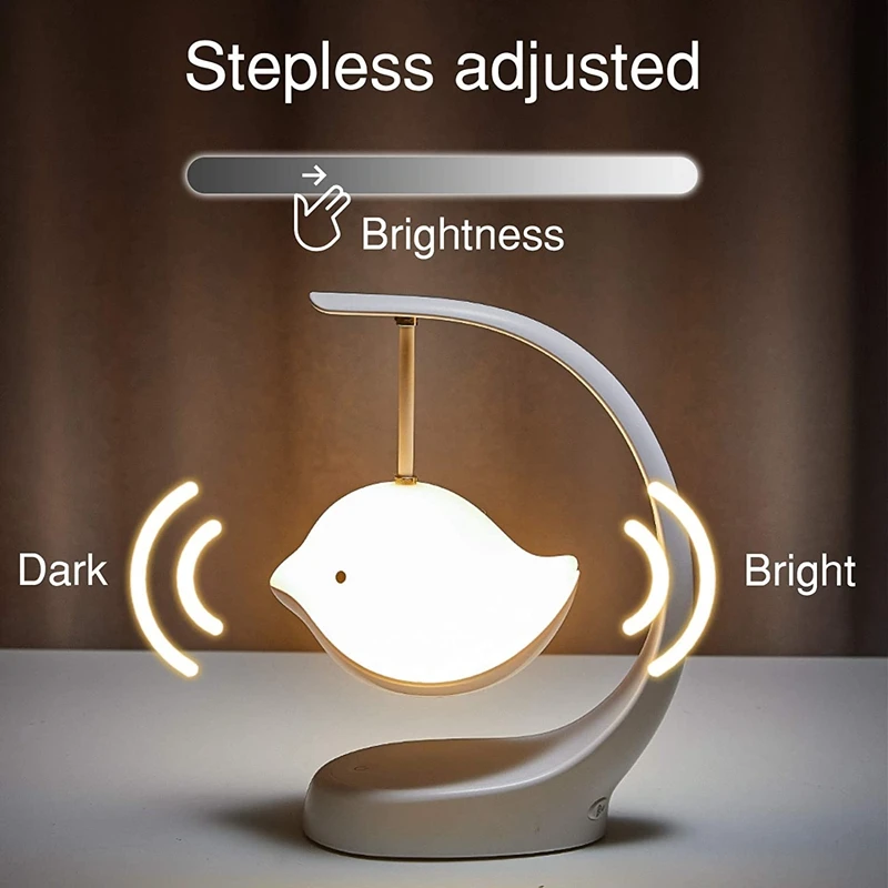 Night Light for Kids Baby or Girls, Bluetooth Speaker with Music, 7 Color Changing for Room Decor, Cute Bird Lamp
Night Light for Kids Baby or Girls, Bluetooth Speaker with Music, 7 Color Changing for Room Decor, Cute Bird Lamp