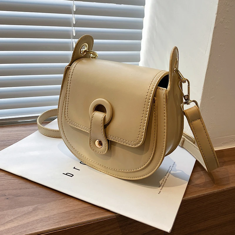 Classic Mini PU Leather Saddle Bags for Women 2021 Summer Lady Shoulder Crossbody Simple Bag Female Travel Handbags
Classic Mini PU Leather Saddle Bags for Women 2021 Summer Lady Shoulder Crossbody Simple Bag Female Travel Handbags