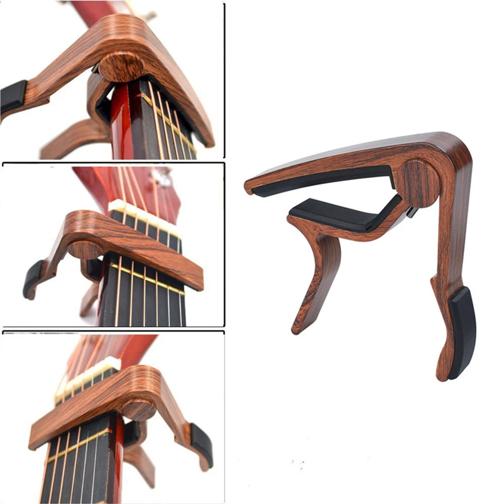 Wood Grain Metal Capo Wood Guitar Capo for Folk Guitar Tuning Musical Instrument Accessories For Guitar Parts guitar accessories 
Wood Grain Metal Capo Wood Guitar Capo for Folk Guitar Tuning Musical Instrument Accessories For Guitar Parts guitar accessories
