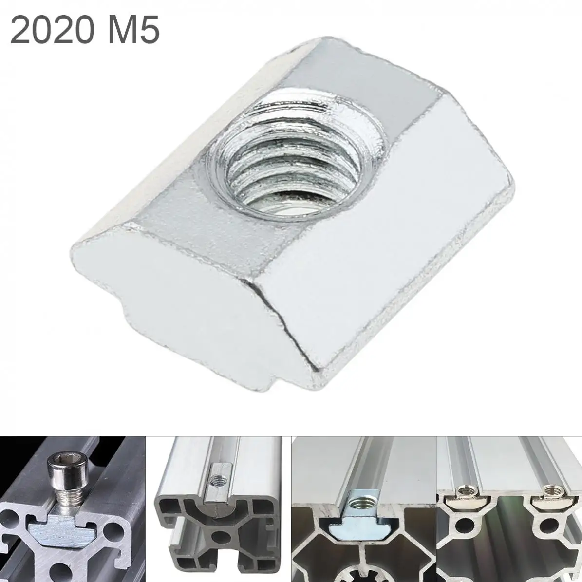T nut Slider 1Piece M5 for 20 Series Slot T Nut Sliding T Nut Hammer Drop In Nut Fasten Connector 2020 Aluminum Extrusions
T nut Slider 1Piece M5 for 20 Series Slot T Nut Sliding T Nut Hammer Drop In Nut Fasten Connector 2020 Aluminum Extrusions