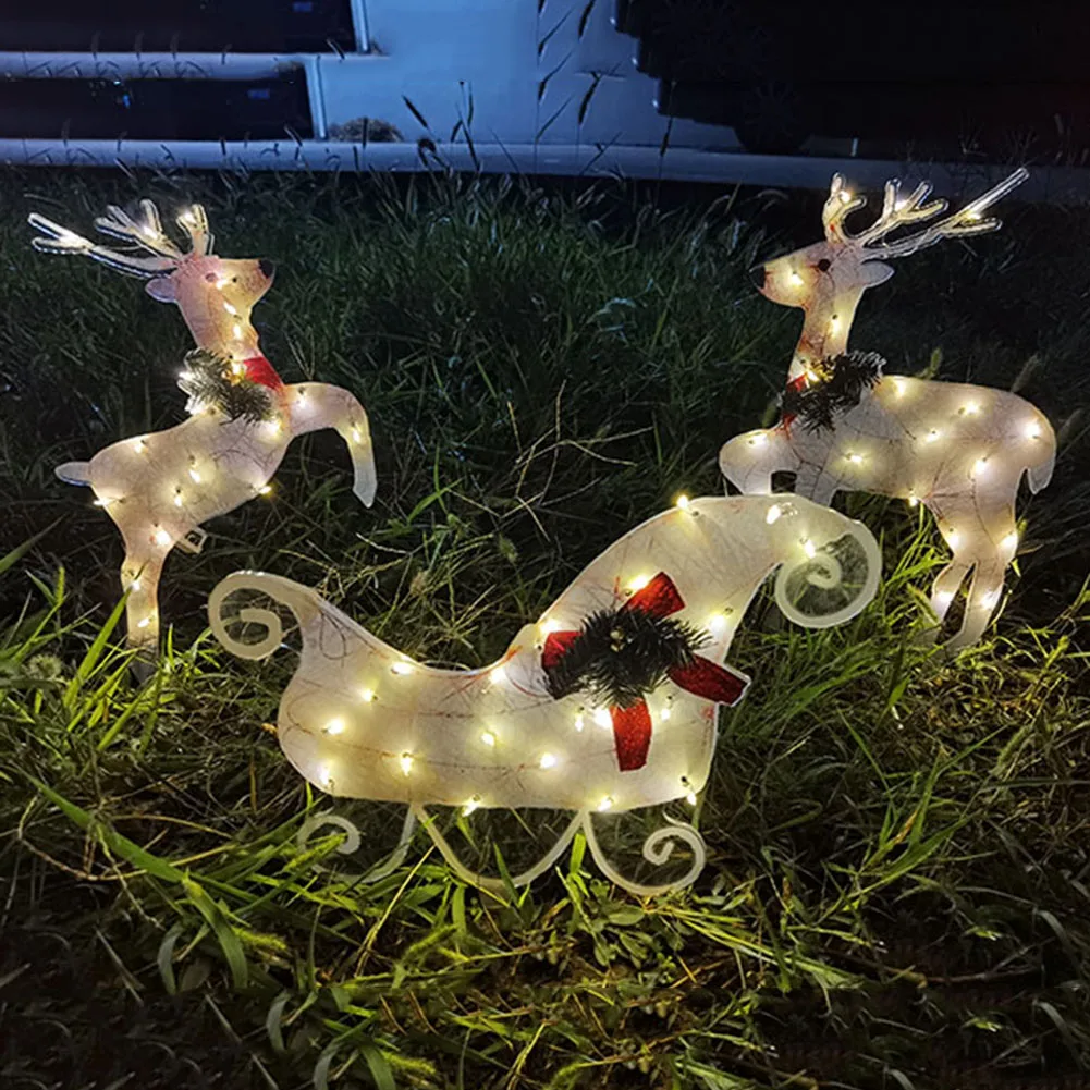 Christmas Iron Reindeer Elk LED Light Cones Decoration Silver Deer Lamp Shopping Mall Ornaments Home Decor 3pcs
Christmas Iron Reindeer Elk LED Light Cones Decoration Silver Deer Lamp Shopping Mall Ornaments Home Decor 3pcs