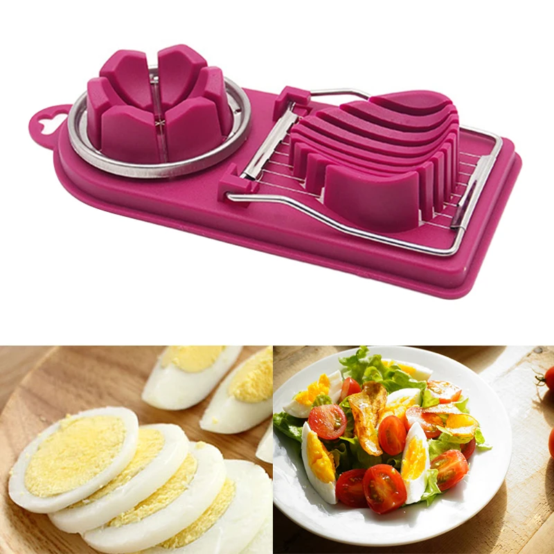 Stainless Steel Egg Cutter Egg Slicers Multifunctional Fruit Vegetable Slicing Cooking Tool With Hook Kitchen Accessories
Stainless Steel Egg Cutter Egg Slicers Multifunctional Fruit Vegetable Slicing Cooking Tool With Hook Kitchen Accessories