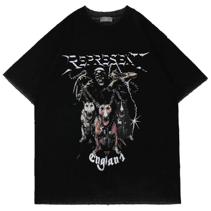 2021 Represent TERRIER T-shirt Men Women High Quality Represent Tee Terrier Tension Print Tops VINTAGE Grey Short Sleeve
2021 Represent TERRIER T-shirt Men Women High Quality Represent Tee Terrier Tension Print Tops VINTAGE Grey Short Sleeve