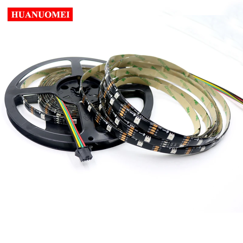 5V 30 светодиодный s/m HD107S/APA102C адресуемый RGB полноцветный светильник 5050 SMD цифровая