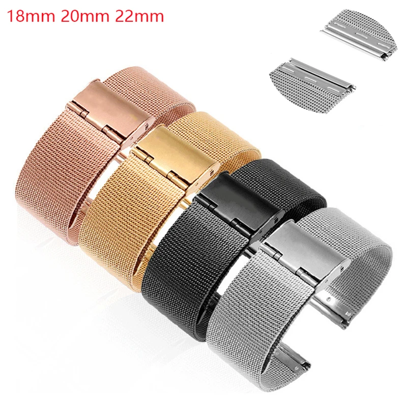 20mm 22mm Milanese Loop Watch band For Samsung Galaxy watch 3 41/45mm/active 2 44mm 40mm Gear S3 strap for Huawei Watch GT 2 2E
20mm 22mm Milanese Loop Watch band For Samsung Galaxy watch 3 41/45mm/active 2 44mm 40mm Gear S3 strap for Huawei Watch GT 2 2E