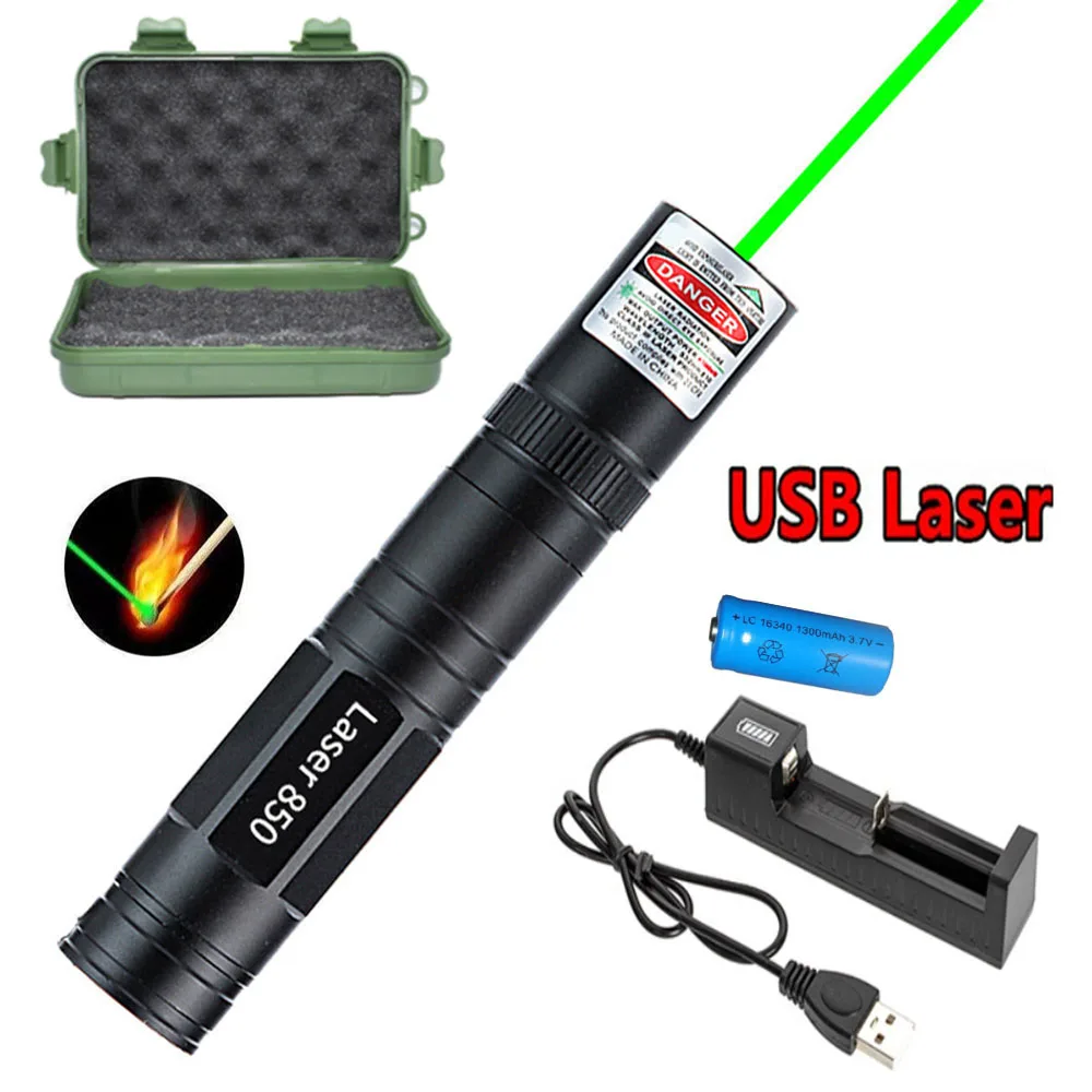 USB Rechargeable Green Laser Sight 5mw High-Power Combustion Laser Super Far Radiation 8000m Green Dot Laser With 18650 Battery
USB Rechargeable Green Laser Sight 5mw High-Power Combustion Laser Super Far Radiation 8000m Green Dot Laser With 18650 Battery