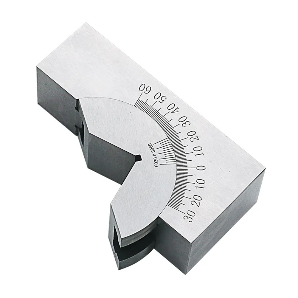 Высокоточный угловой V-образный блок с регулируемым углом от 0 до 60 градусов микро