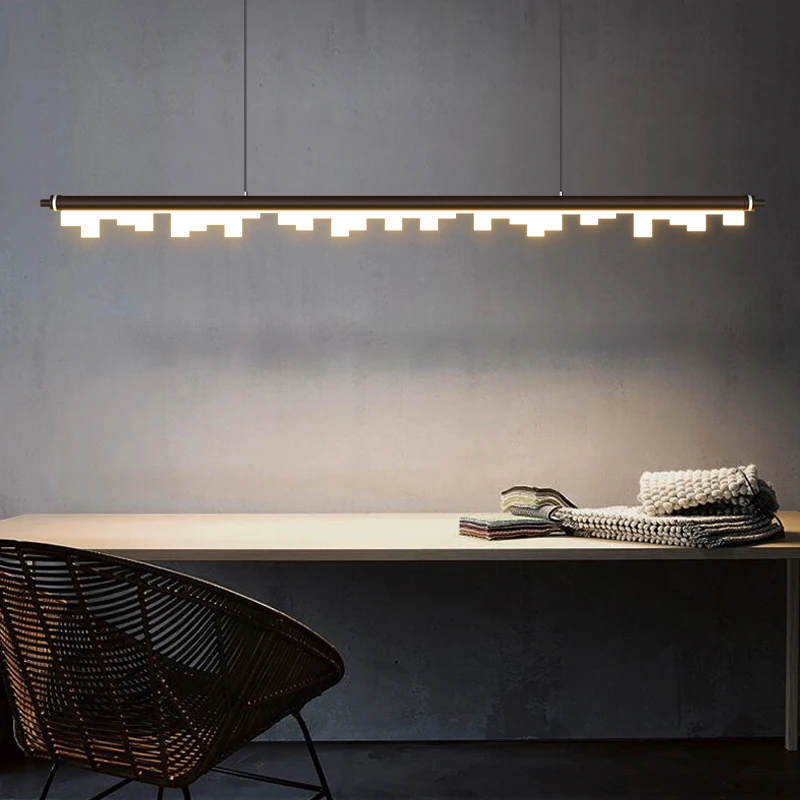 Nordic minimalist dining room chandelier modern minimalist creative personality long dining table dining room bar table lamp
Nordic minimalist dining room chandelier modern minimalist creative personality long dining table dining room bar table lamp