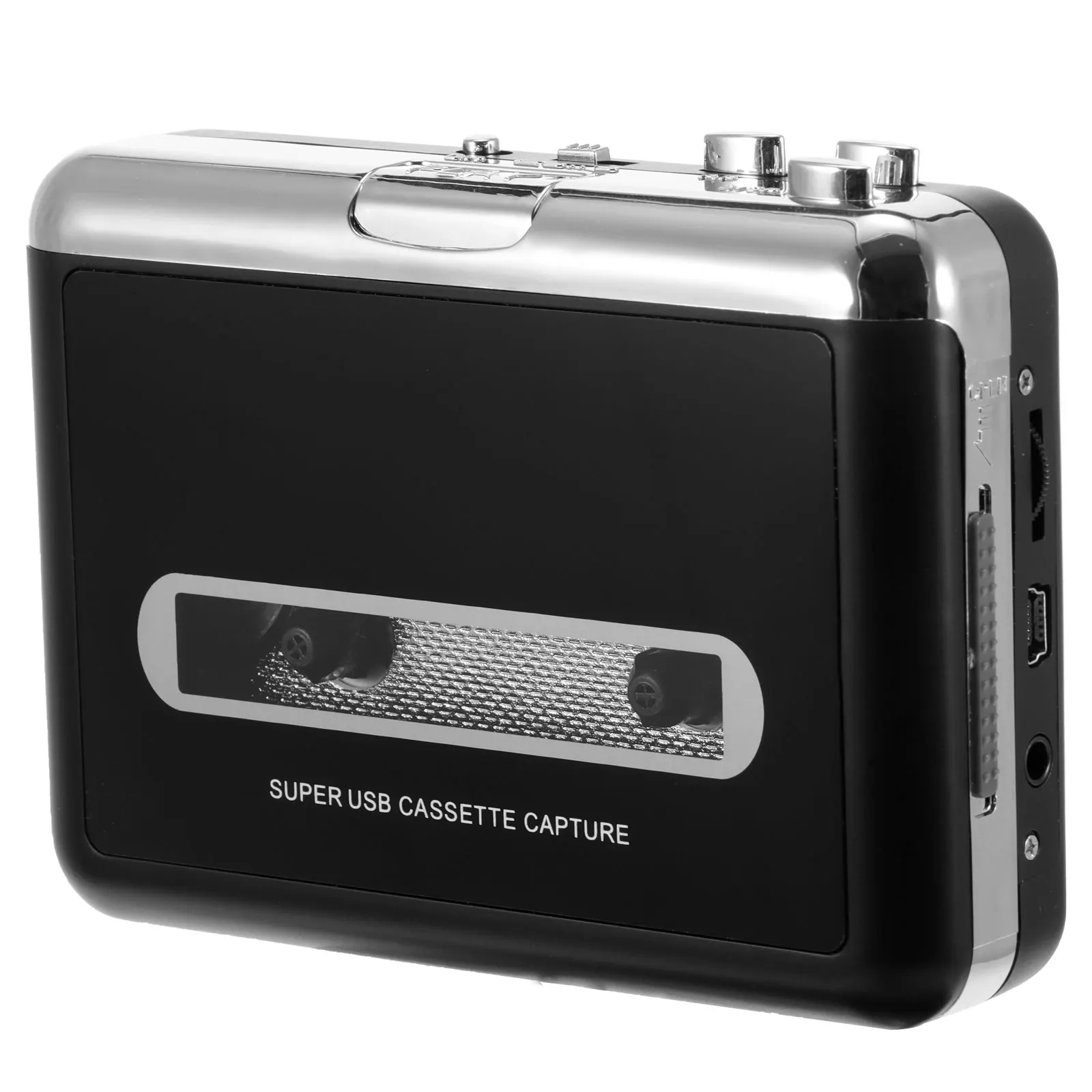 Cassette Player USB Cassette to MP3 Converter Capture Audio Player Tape Cassette Recorder Tape to MP3 Converter Audio Player
Cassette Player USB Cassette to MP3 Converter Capture Audio Player Tape Cassette Recorder Tape to MP3 Converter Audio Player