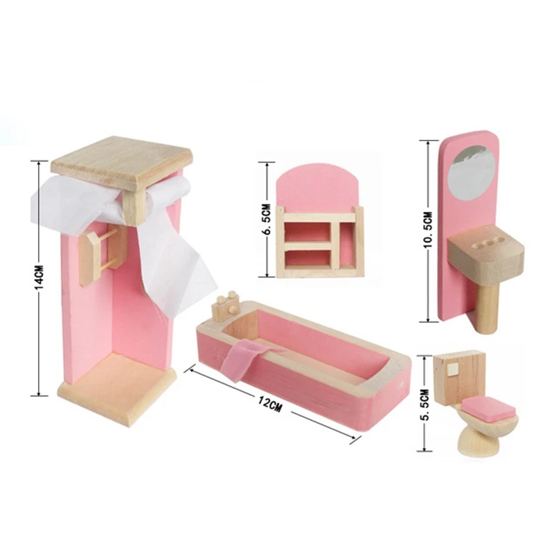 1 Set Delicate Kids Pretend Role Wooden Toy Dollhouse Miniature Children's Educational Toy House
1 Set Delicate Kids Pretend Role Wooden Toy Dollhouse Miniature Children's Educational Toy House