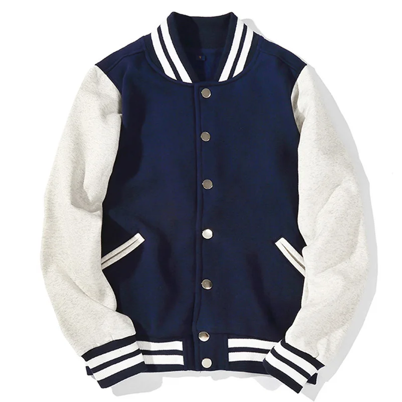 2021 College Jackets Mens Solid color Patchwork Harajuku Couples Fashion Unisex Bomber Varsity Jacket Women Baseball Coats
2021 College Jackets Mens Solid color Patchwork Harajuku Couples Fashion Unisex Bomber Varsity Jacket Women Baseball Coats