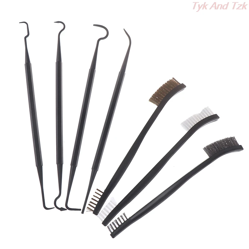 7pcs/Set 3pcs Steel Wire Brush + 4pcs Nylon Pick Set Universal Gun Hunting Cleaning Kit Tactical Rifle Pistol Gun Cleaning Tool
7pcs/Set 3pcs Steel Wire Brush + 4pcs Nylon Pick Set Universal Gun Hunting Cleaning Kit Tactical Rifle Pistol Gun Cleaning Tool