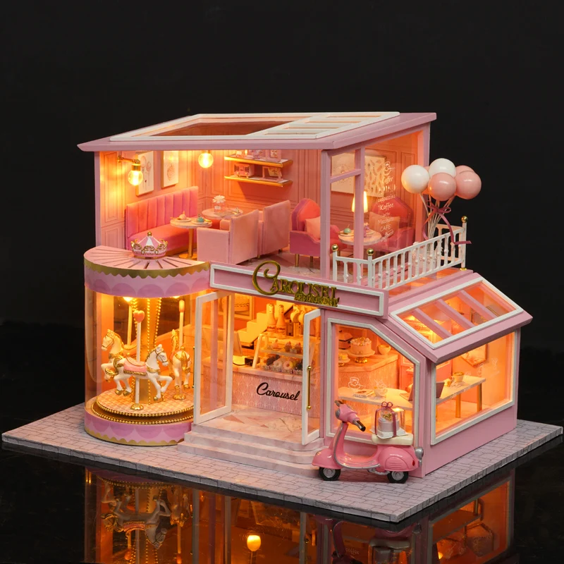 Diy Miniature Doll House Wooden Hand-made Toys Diy Doll House Furniture Miniature Kits for dolls Gifts For Girl
Diy Miniature Doll House Wooden Hand-made Toys Diy Doll House Furniture Miniature Kits for dolls Gifts For Girl