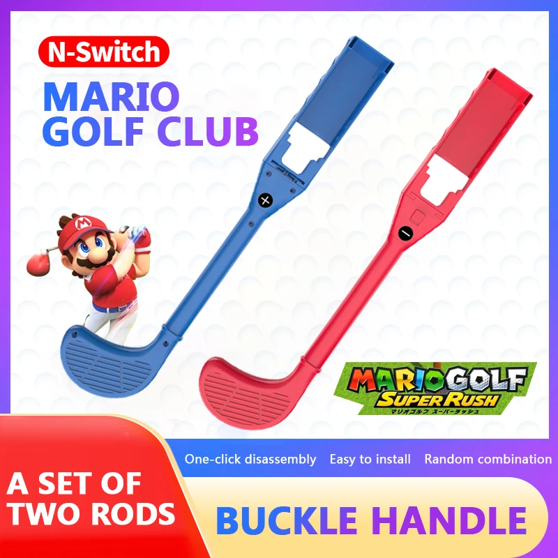 Golf Clubs For Nintendo Switch Mario Golf Super Rush Golf Clubs Club Handle Controller For Nintend Switch Console Game Grip
Golf Clubs For Nintendo Switch Mario Golf Super Rush Golf Clubs Club Handle Controller For Nintend Switch Console Game Grip