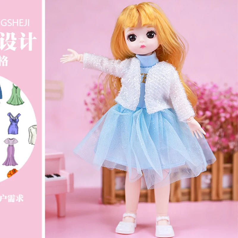 1/6 BJD Doll Cloth 30cm Outfits Dress Girl Princess Dress For Girls Suit Without Shoes 
1/6 BJD Doll Cloth 30cm Outfits Dress Girl Princess Dress For Girls Suit Without Shoes